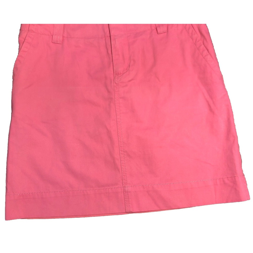 LILLY PULITZER Women's Size 0 Pink Skirt Cotton Mini Palm Tree Pockets - Picture 3 of 13